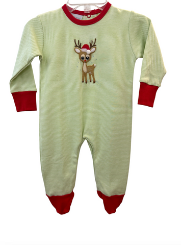 Squiggles- girl deer footie