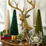 Gold Leaf Deer Décor