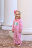 Christmas Tree Ruffle Romper- Trotter Street