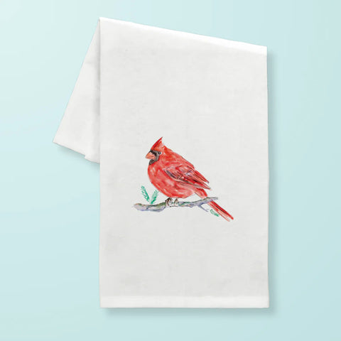 Cardinal Tea Towel- Taylor Paladino