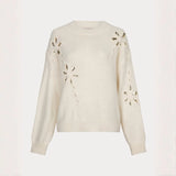 Esqualo Sequin Flowers Sweater