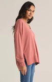 Modern V-Neck Weekender-ROSEBUD