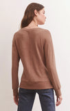 WILDER CLOUD V-NECK LONG SLEEVE TOP