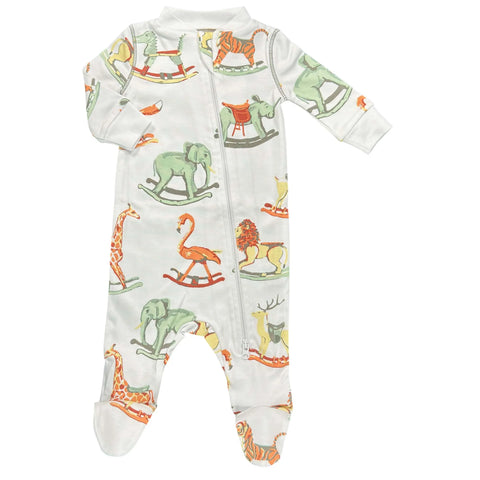 Heyward House- Swaying Safari- Footed Pajamas