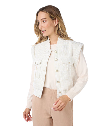 Esqualo Vest, Off White