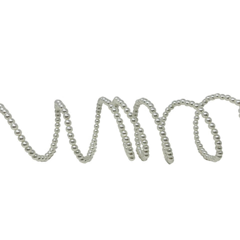 Faux Pearl Bead Wired Garland 94”