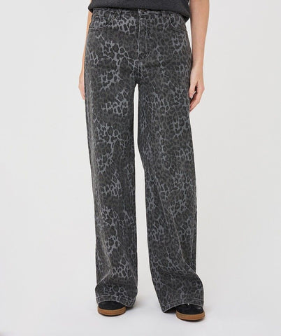 Trousers leopard denim- Esqualo