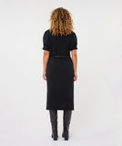Black Dress long knit- Esqualo