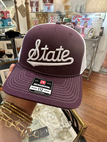 Script Mississippi State Hat