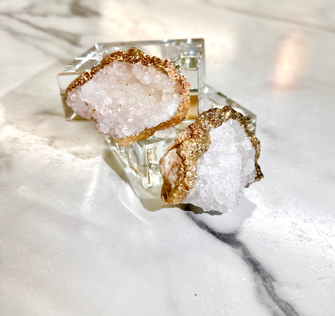 Geode napkin online rings