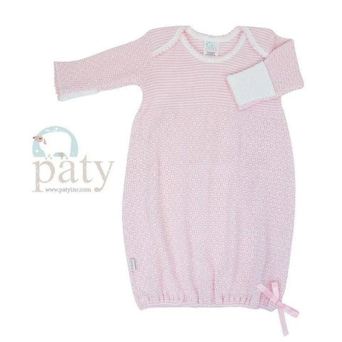 Paty Long Sleeve PINK Lap Shoulder Sack