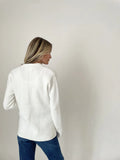 paloma blazer [ivory]- SIX FIFTY