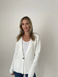 paloma blazer [ivory]- SIX FIFTY