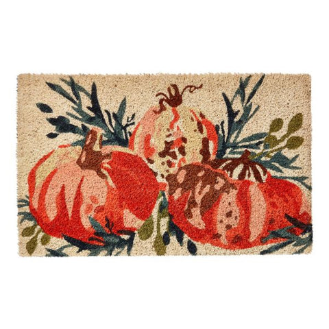 Autumn Pumpkin Coir Doormat