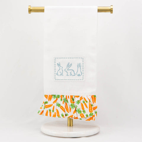 Carrot Ruffle Hand towel