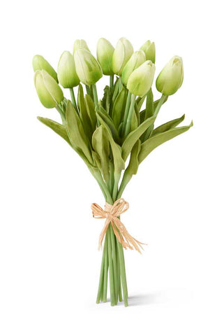 Real Touch Mini Tulip Bundle Green
