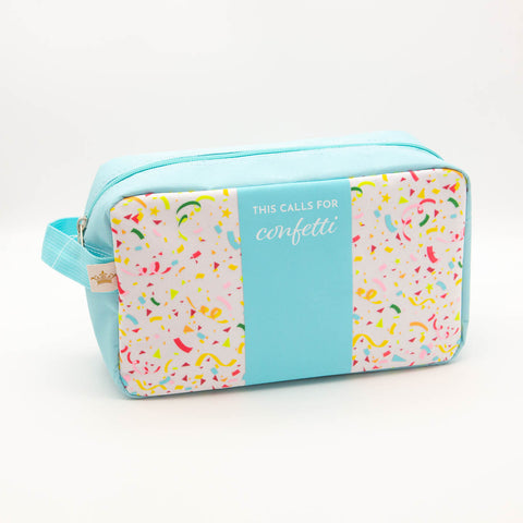 This Calls For Confetti Cosmetic Bag