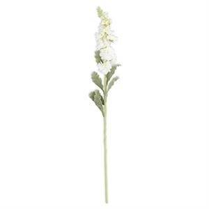20.5" White Stock Flower Stem