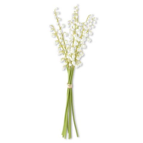 White Real Touch Lily Of The Valley Bundle