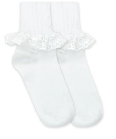Chantilly Lace Turn Cuff Sock