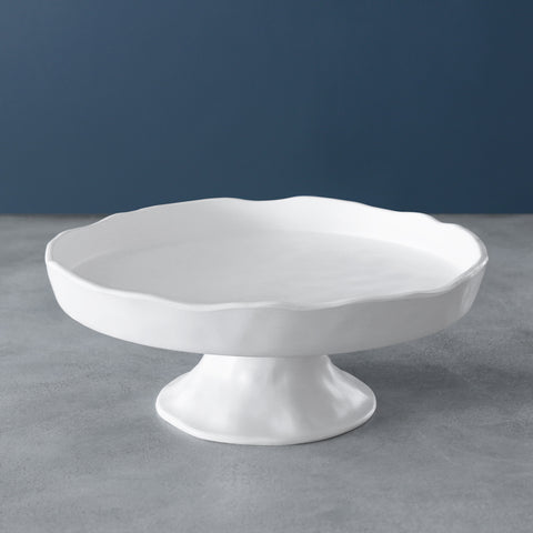 VIDA NUBE ROUND PEDESTAL CAKE PLATE