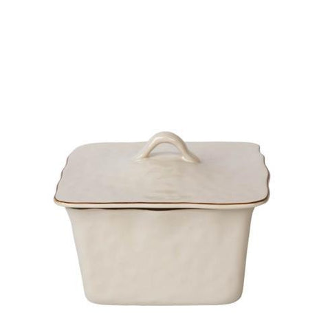 Skyros Cantaria - Ivory Square Covered Casserole
