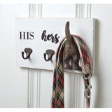 His, Hers And Pup Wall Hook-January