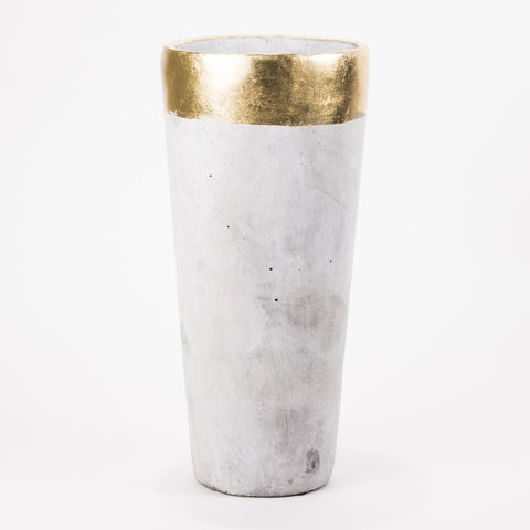 Stockholm Gold Rim Vase