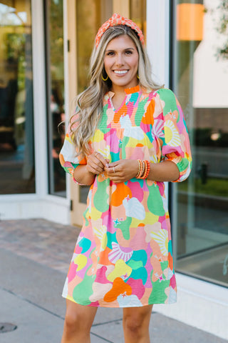 FUN FUN TROPICAL DRESS