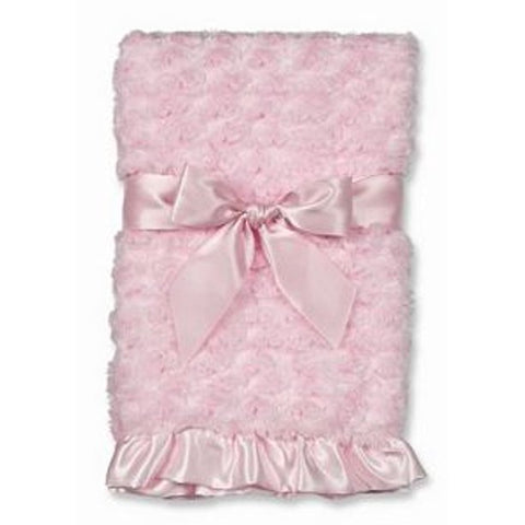 Swirly Snuggle Blanket Pink