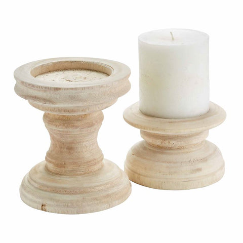 Chunky Candle Holder In Two Sizes
