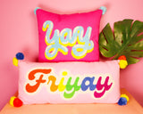 Friyay Rectangle Hook Pillow