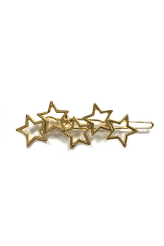 5 Star gold Hair Pin