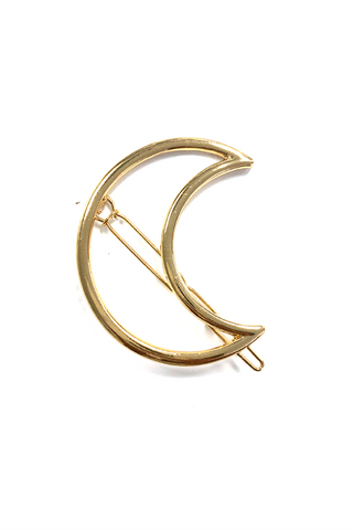 Gold Moon Hair Pin