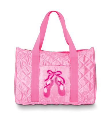 Pink Quilted Ballet Bag