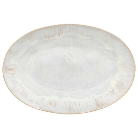 Evissa Sand Oval Platter