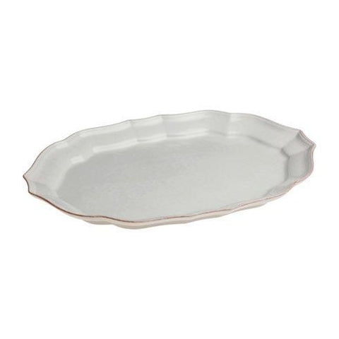 Casafina Impressions White Oval Platter