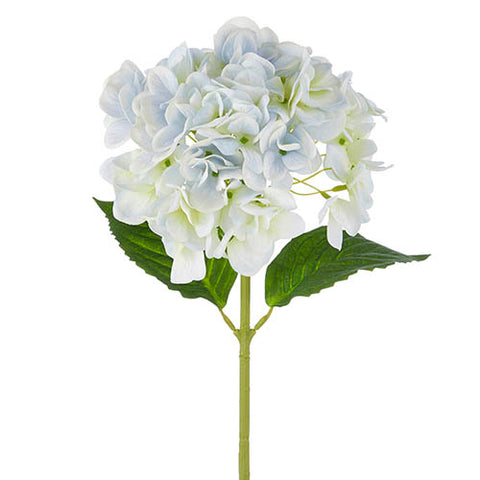 19" Real Touch Lt. Blue Hydrangea