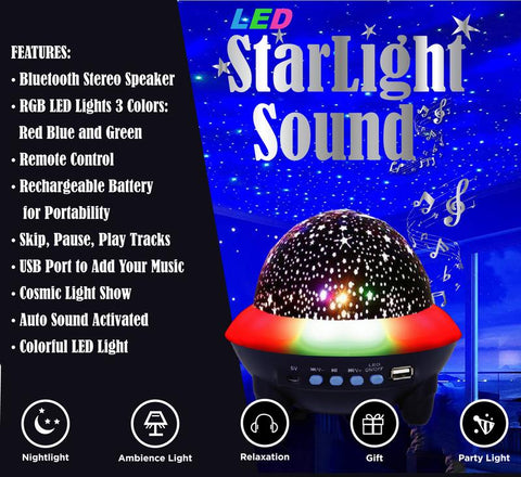 Starlight Sounds Bluetooth Speaker