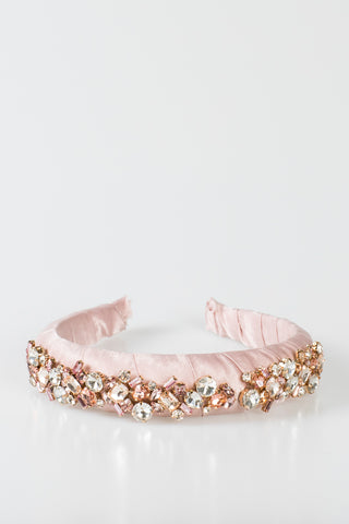 Phoebe Pink Crystal Headband