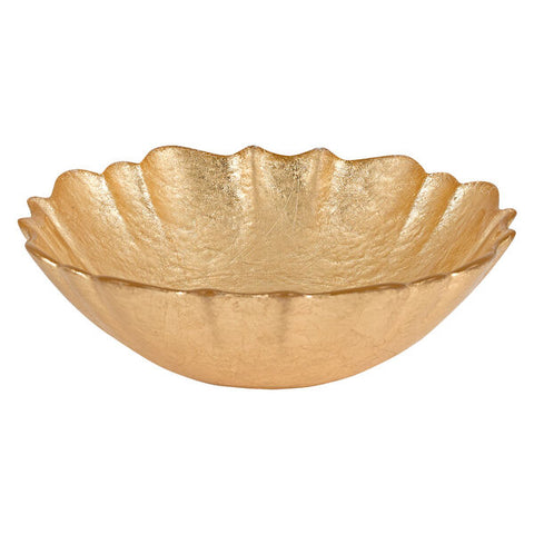 6" Gold Leaf Bowl