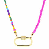 Girl's Carabiner Necklaces-10 Styles