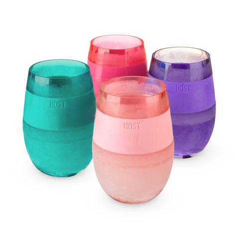 Wine Freeze Assorted Cooling Cups-4 Colors