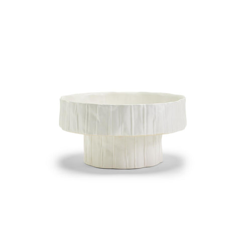 Paper White Center Piece Pedestal Pedestal Bowl