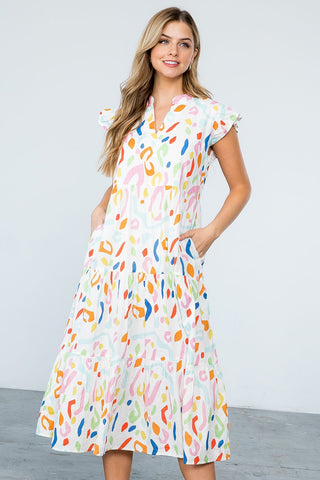 Abstract tiered Maxi