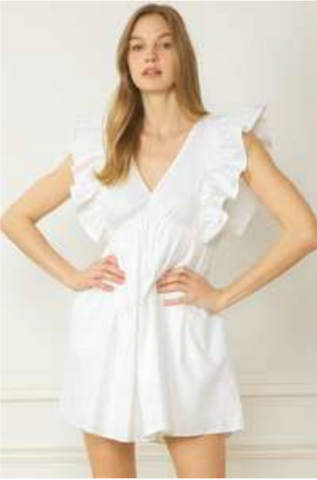 White flowy Dress