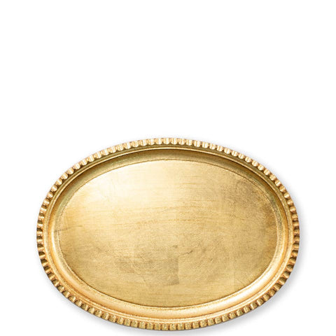 Florentine Gold Small Oval Tray