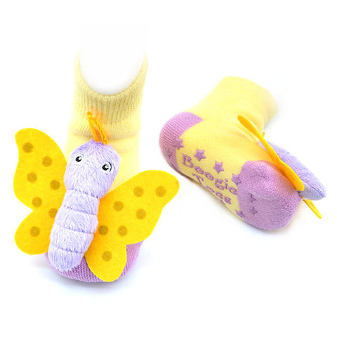 Butterfly Rattle Socks