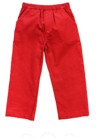 Red Cord Elastic Pants