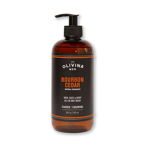 Hair, Face And Body ALL-IN-ONE WASH - Bourbon Cedar